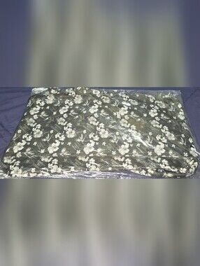 Assholes Live Forever - EMOTIONAL BAGGAGE - Floral Duffel Bag w/ White Flowers